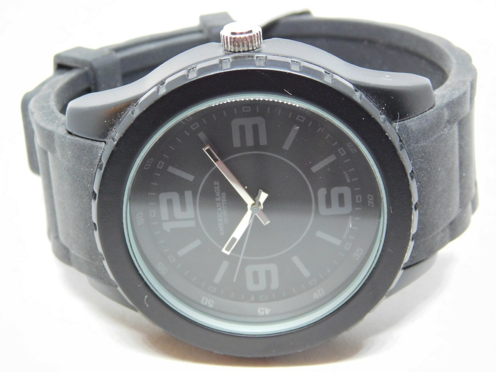 Massive Heavy American Eagle Outfitters Black Tone Quartz Analog Men’s Watch