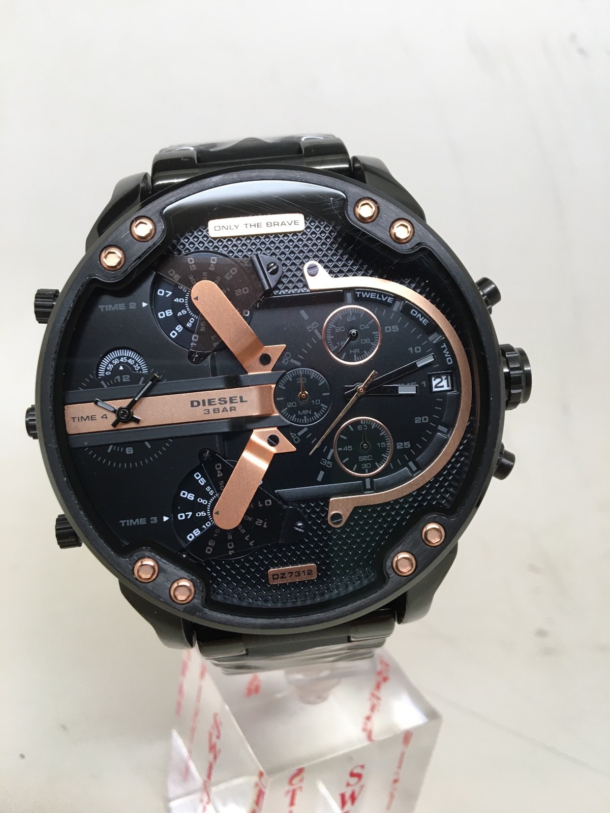 Diesel Watch DZ7312 Mr Daddy 2.0 Chronograph Black Stainless Steel 57mm/NO BOX