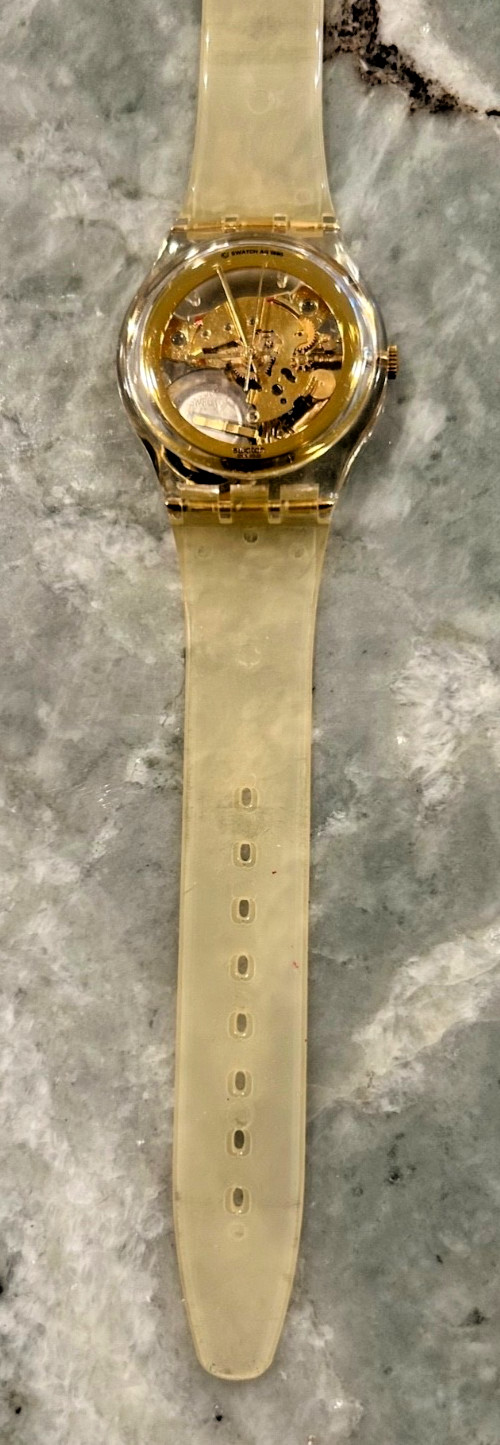 Swatch # 1 Club Special – Golden Jelly – GZ115 – 1990 – Gent