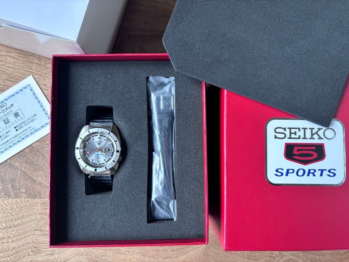 SEIKO 5 Sports SBSA269 Limited Silver Automatic Watch