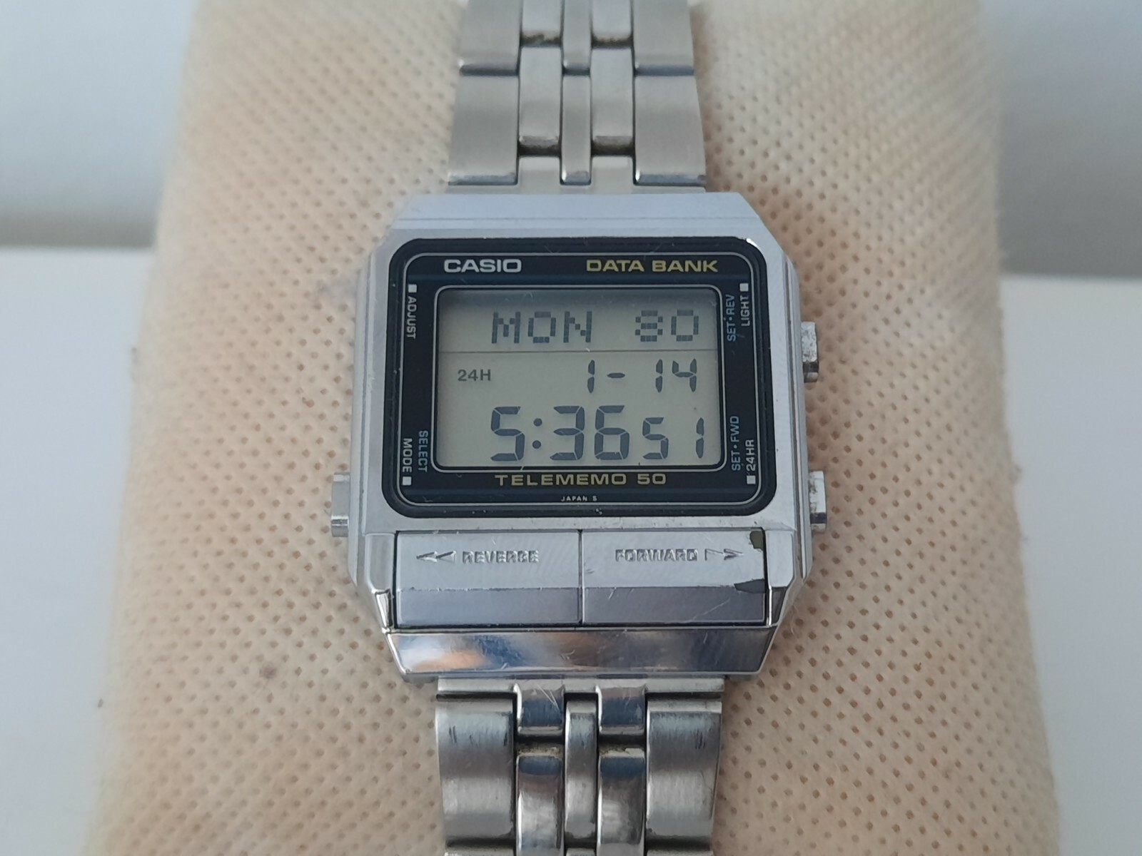 Casio – Data Bank – Telememo 50 -Digital – Made In Japan – Ref D-8 -500