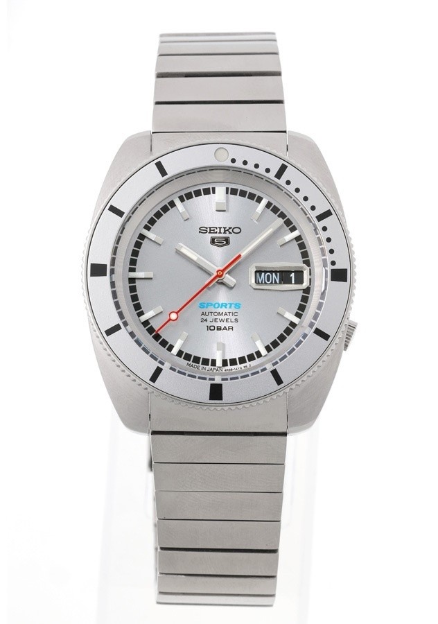 Seiko 5 Sports SBSA269 Automatic 42mm Steel Silver Dial Limited Edition