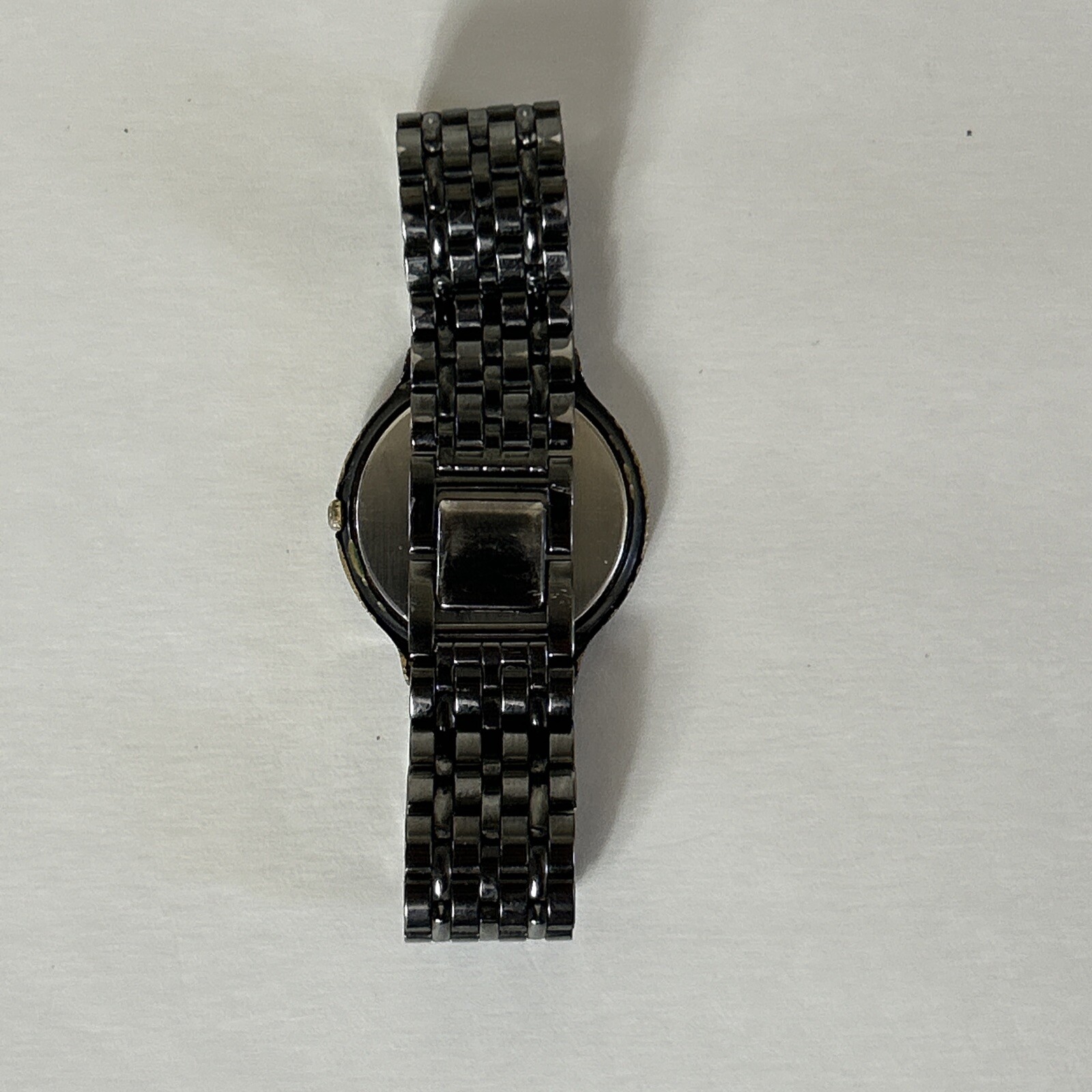 Vintage Men’s Seiko V701-1K20 Black Tone Quartz Watch – New Battery