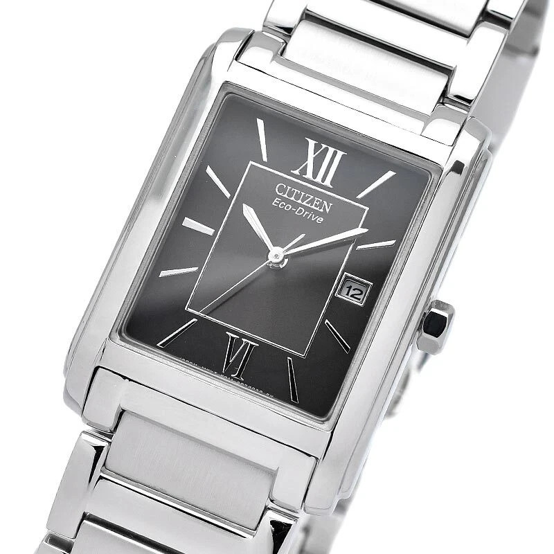 CITIZEN Collection FRA59-2431 Black Silver Eco-Drive Solar Men Watch New in Box