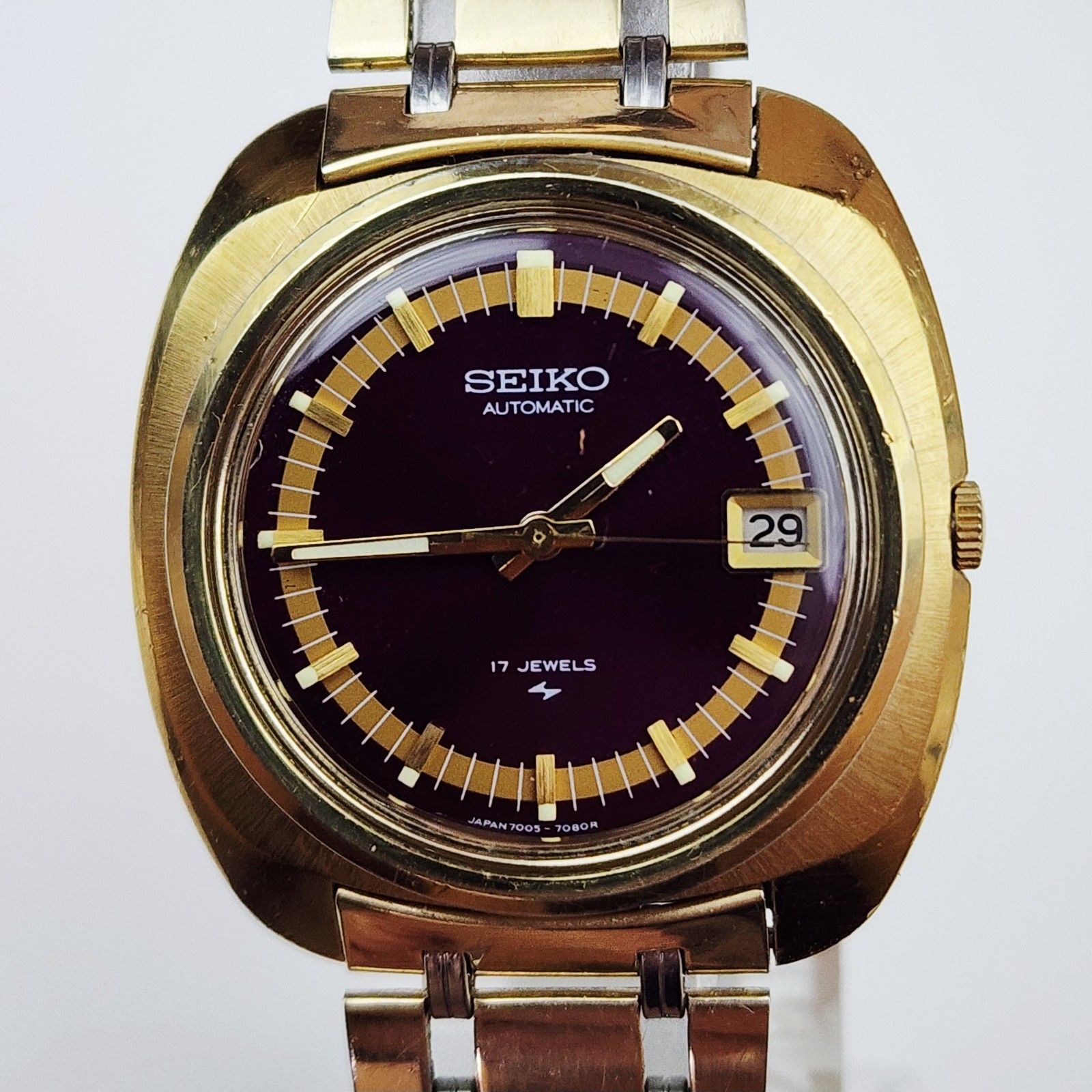 Men’s JAPAN Vintage 1973 AUTOMATIC Watch SEIKO 7005-7089