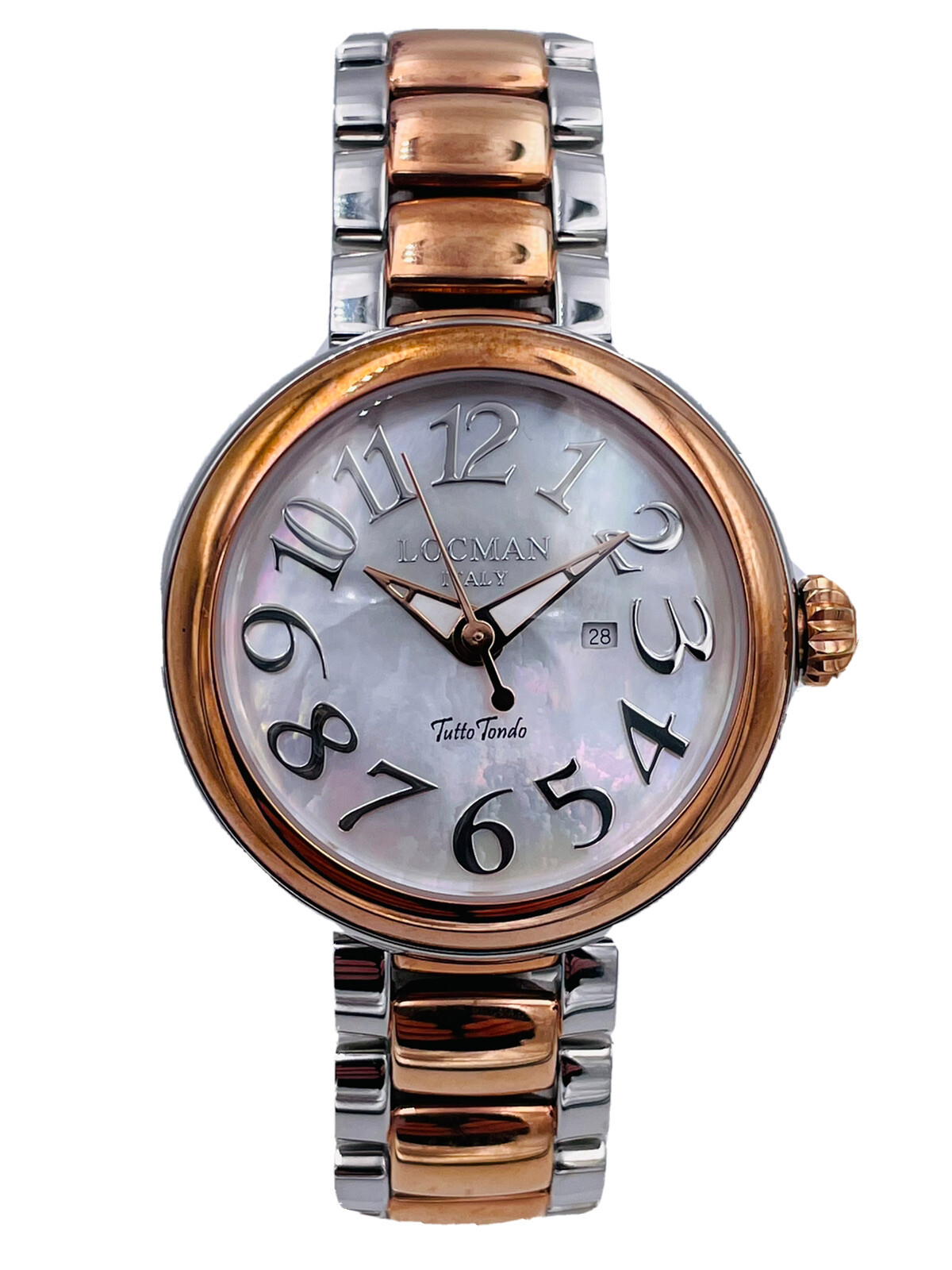 Locman Lady 32mm Steel/Gold 36AOW/660 All Round Watch Hot New