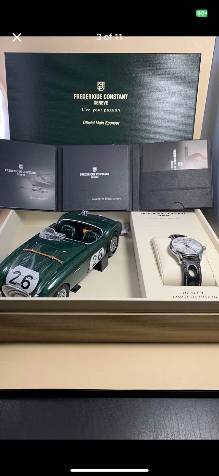 Frédérique Constant Vintage Healey Limited Edition 13/1888 Swiss Auto Box&Papers