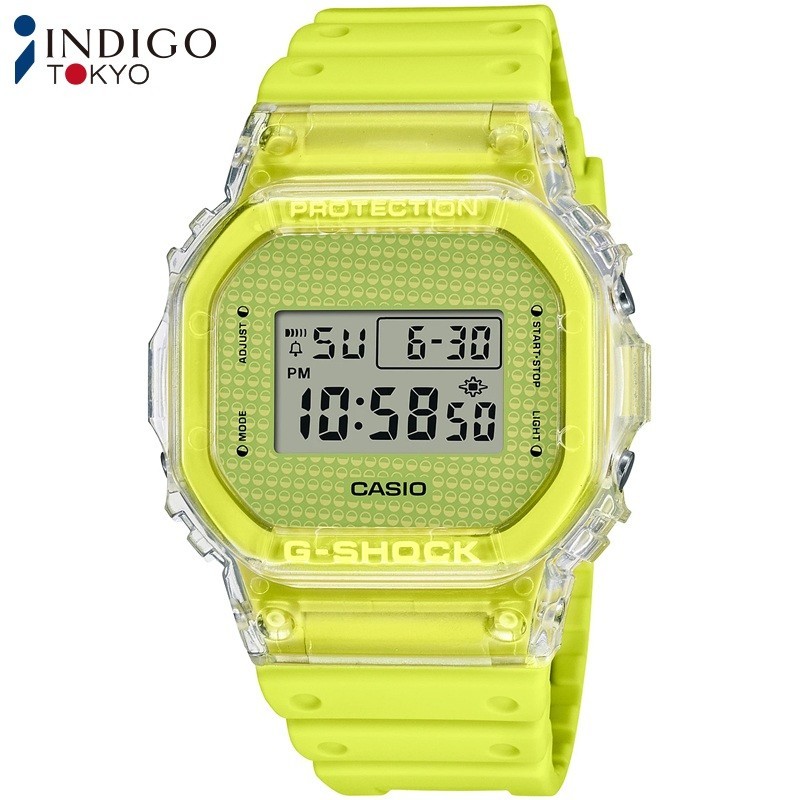 CASIO G-SHOCK DW-5600GL-9JR Lucky Drop Series Quartz Yellow Dial 42.8mm Watch