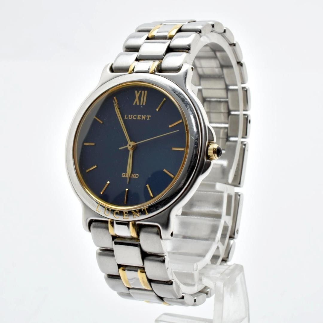 Excellent Condition SEIKO Men’s Watch Navy Dial Combination