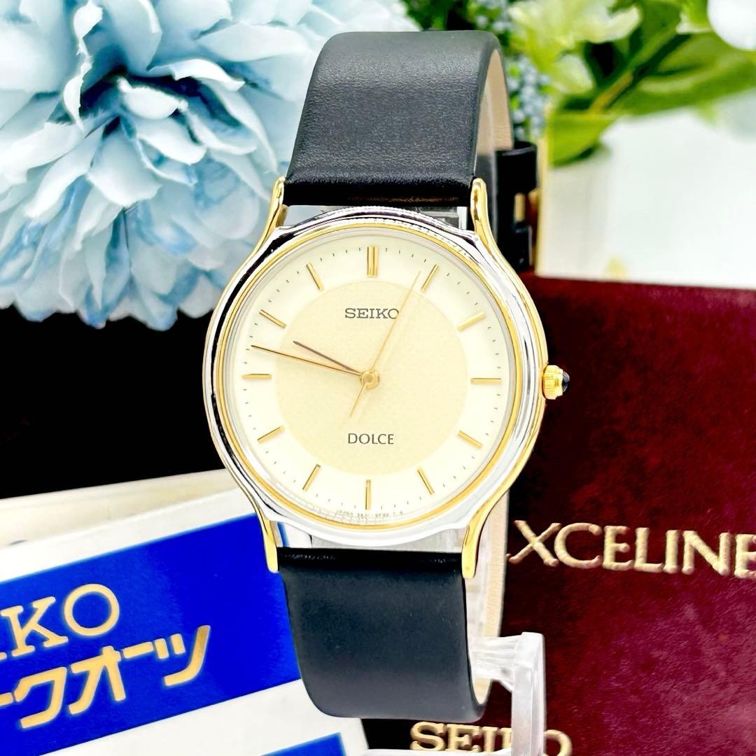 Seiko Dolce 5E31-6D60 Quartz Watch New Battery