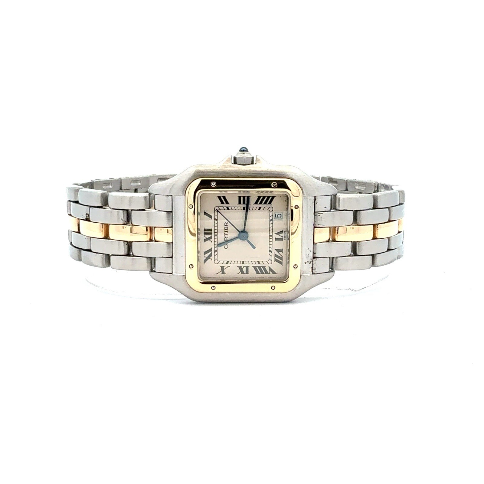 Midsize Cartier Panthère 83949 27mm 1 Line Gold & Stainless Steel Fits 6 1/2″