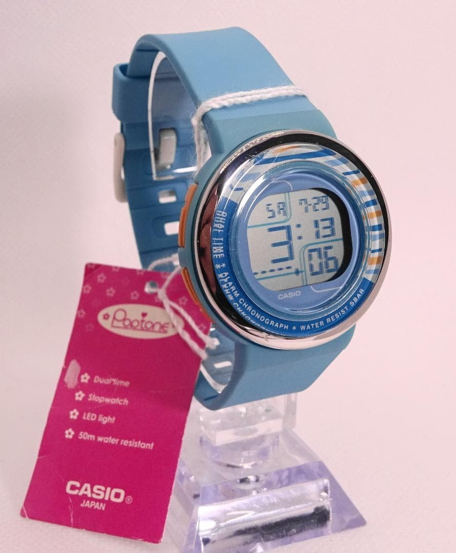 [New with tags, fully functional] CASIO POPTONE LDF-30 Light Blue S155