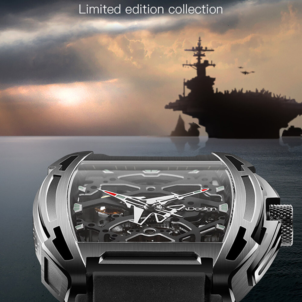 CIGA Design Z Series Aircraft Automatic Skeletonized Black Sapphire Men’s Watch