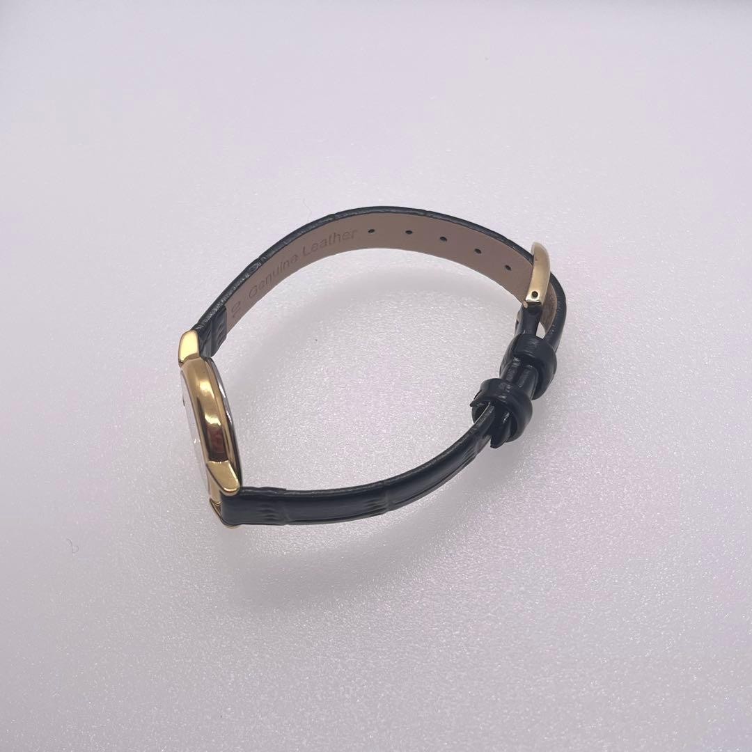New battery included. SEIKO Lespoir watch, Roman guilloché gold.