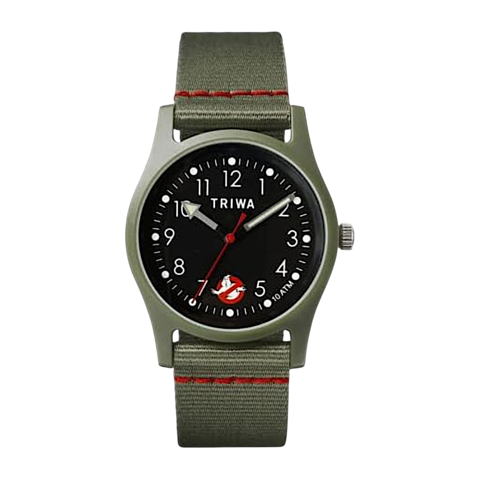 TRIWA Ghostbusters 40th Anniversary Diver Watch Men Women 10ATM GBOP01 Khaki