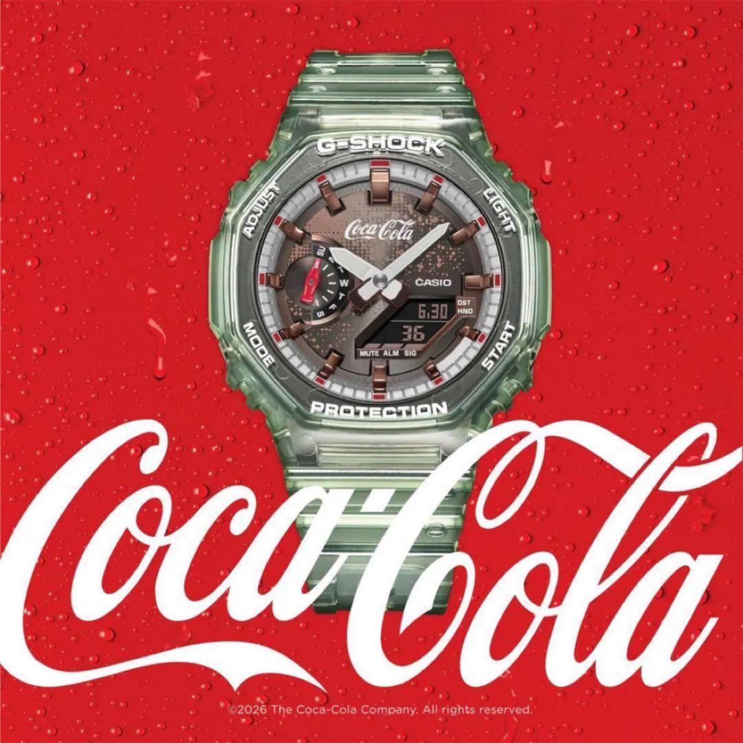 CASIO G-SHOCK GA-2100CC-3AJR ANALOG-DIGITAL 2100 Series Coca-Cola 140th