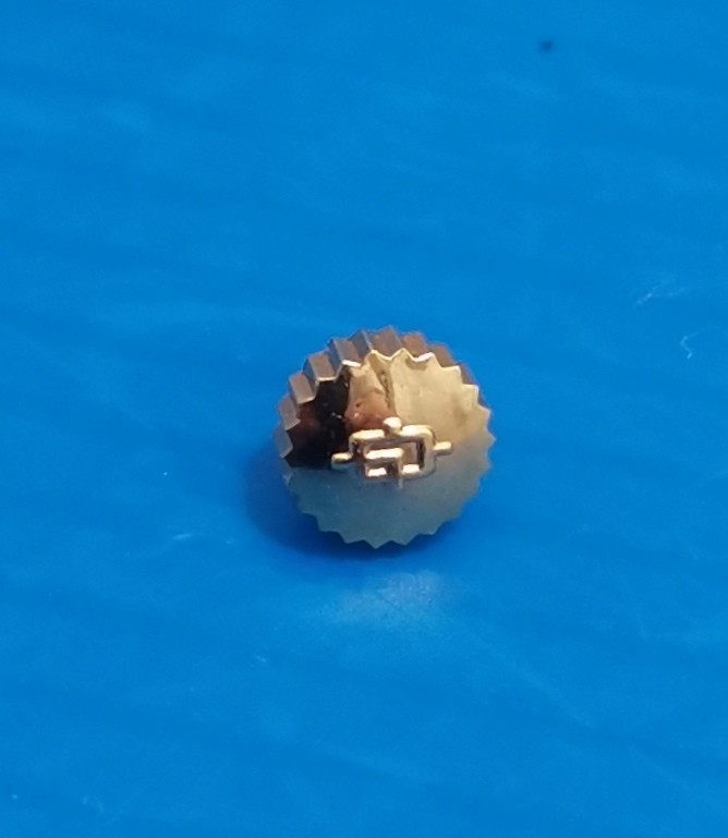 Lorenz watch 17077 gold screw crown p. sub professional size 6/0.90mm