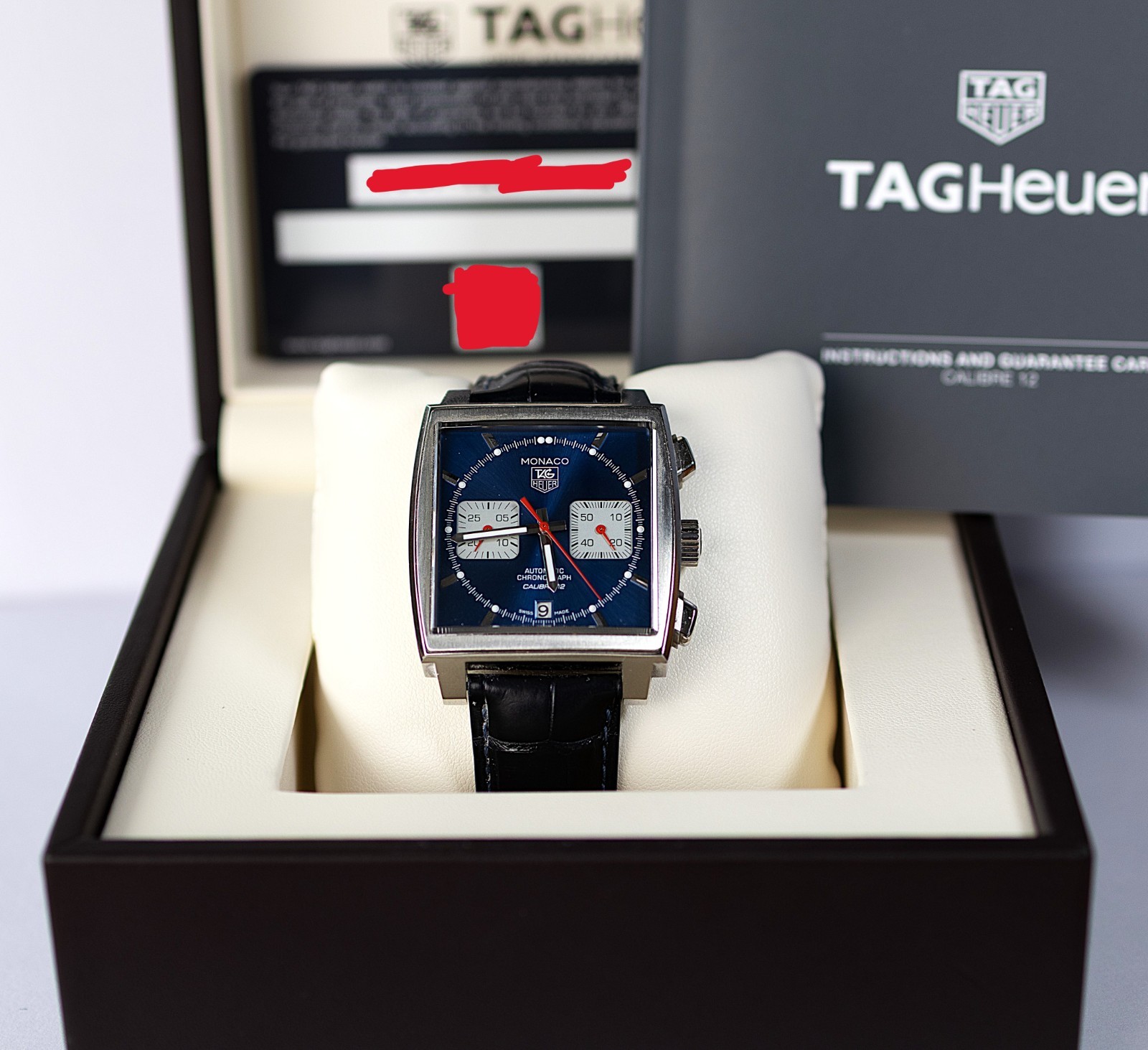 TAG Heuer Monaco Blue Men’s Watch – CBL2111.FC6183