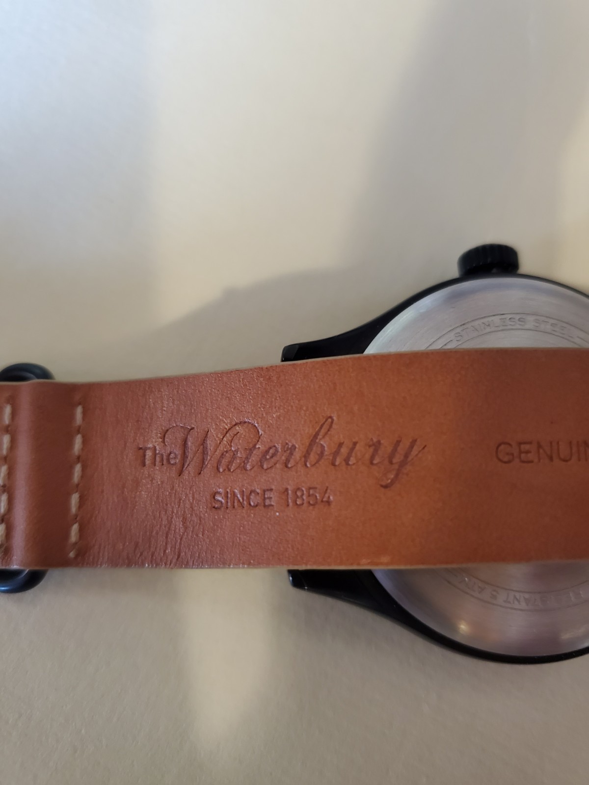 Timex Waterbury Heritage Indiglo Original Leather Strap Men’s Watch TW2P83800