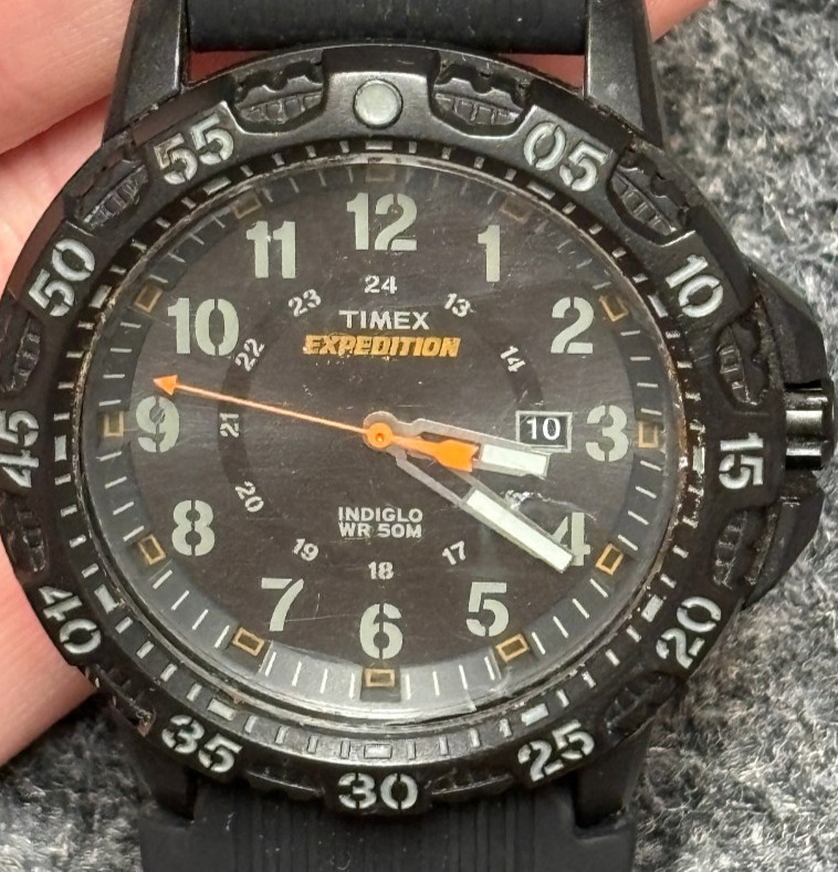 Timex Expedition Camper Watch T42571 Sport WR50M 20MM LUG 905 69 Is Work/Ticking