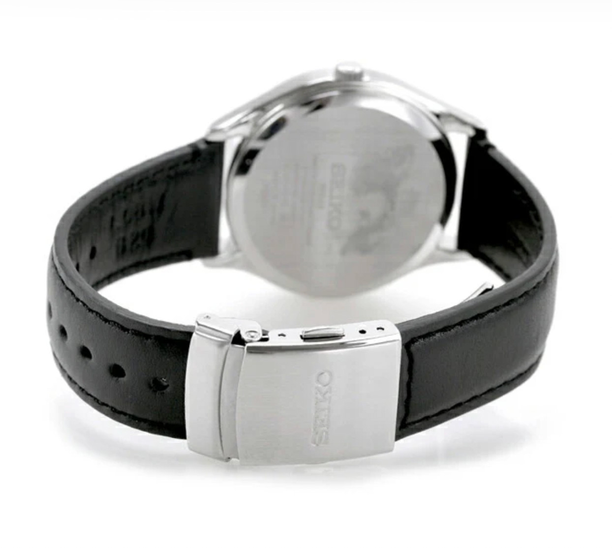 SEIKO Selection SBPX157 White Lumibrite Solar Sapphire Men’s Watch New in Box