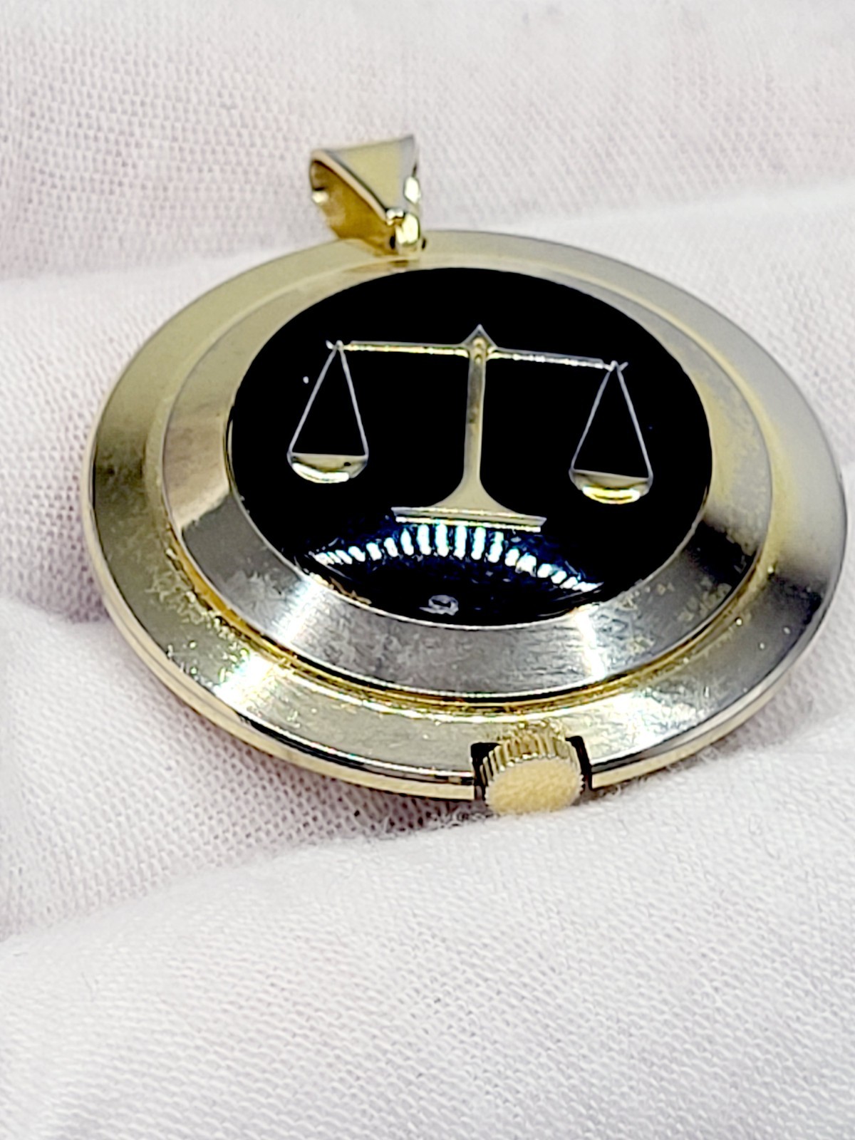 Swiss [WORKS] BULER Rare Near MINT Pendant or Pocket Watch 17 Jewels