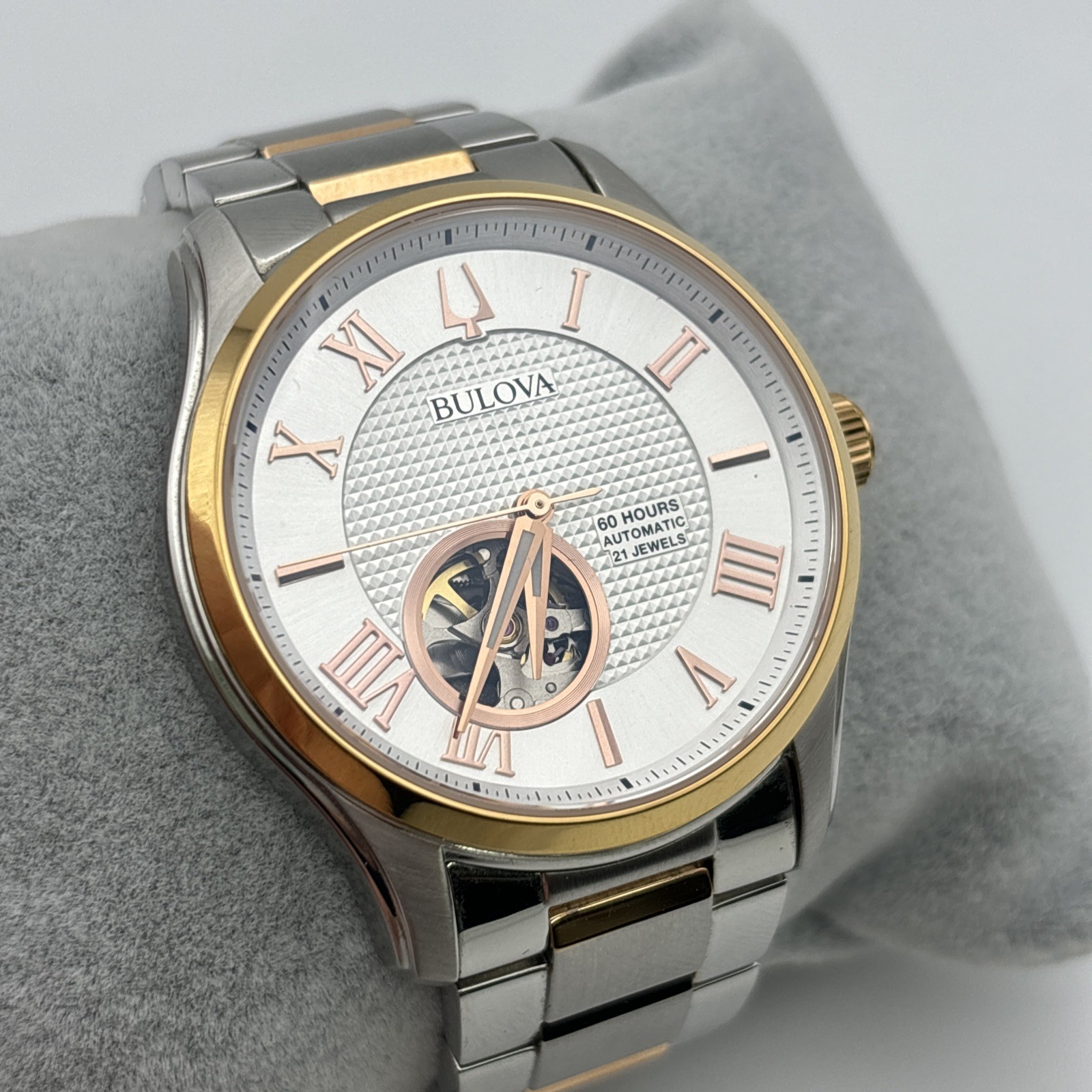 Bulova Wilton 60 Hours automatic 21 Jewels men watch 98A213