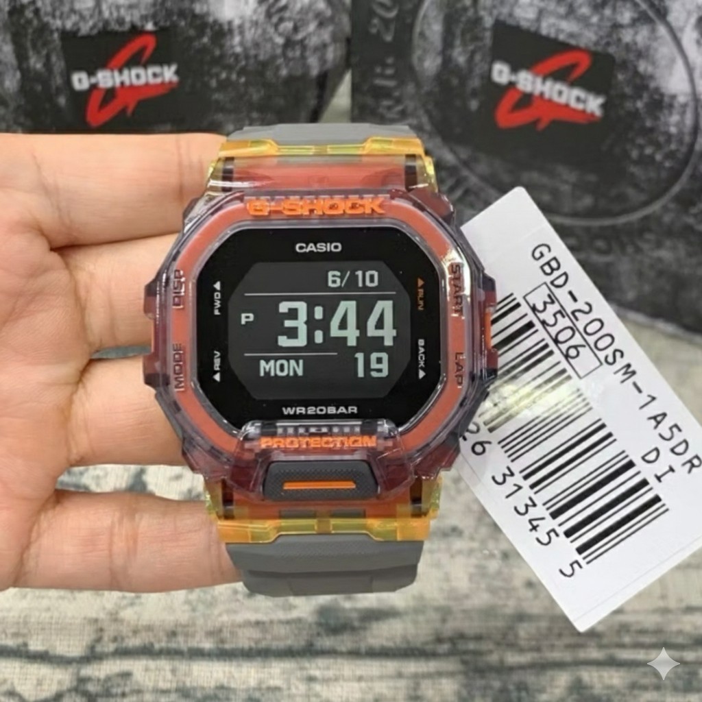 Casio G-Shock G- Squad Bluetooth Step Tracker GBD-200SM Series (Brand New)