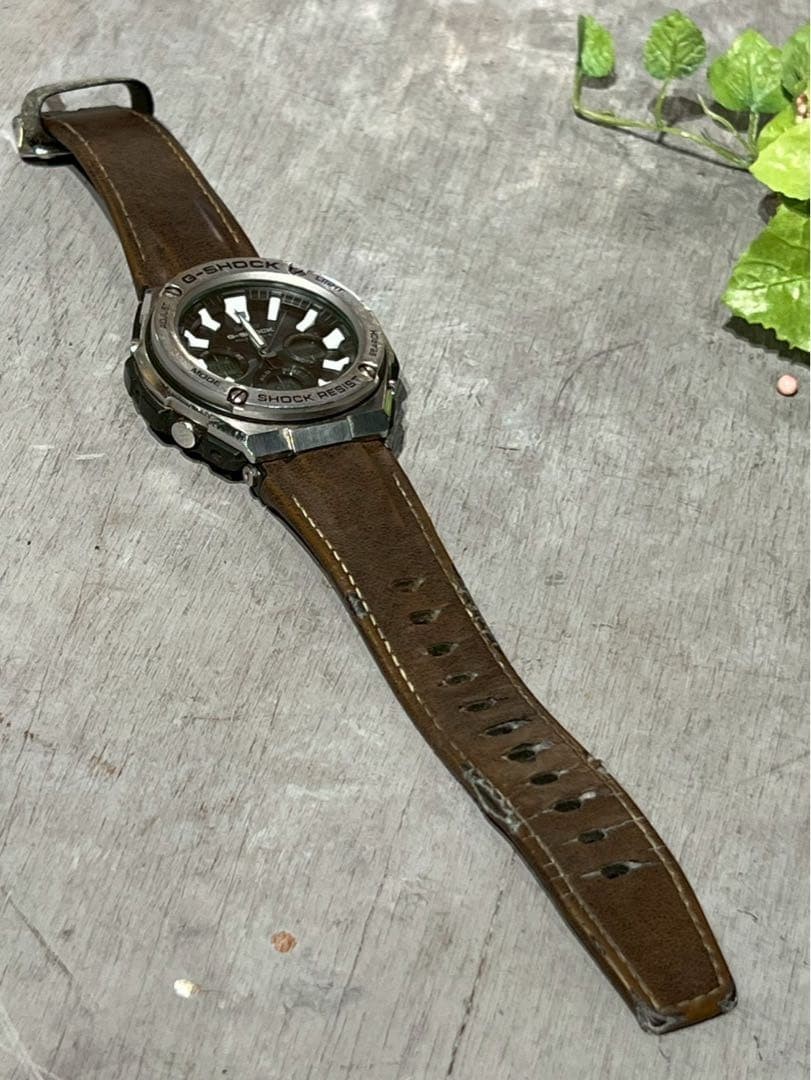 Casio G-SHOCK GSTW130L Solar Radio Wristwatch Timepiece Authentic Rare