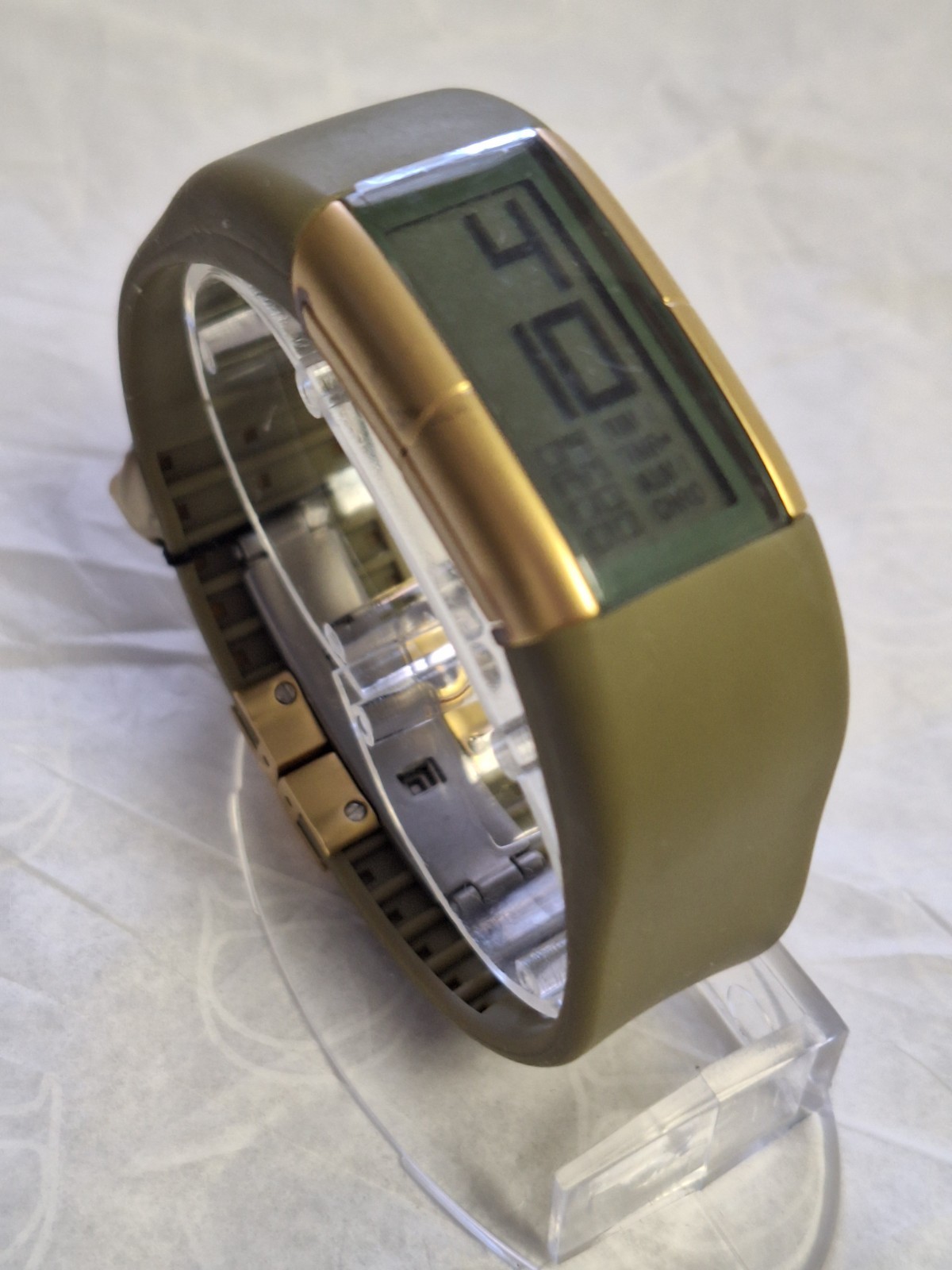 Philippe Starck Fossil Ladies Watch PH1024 Olive Band