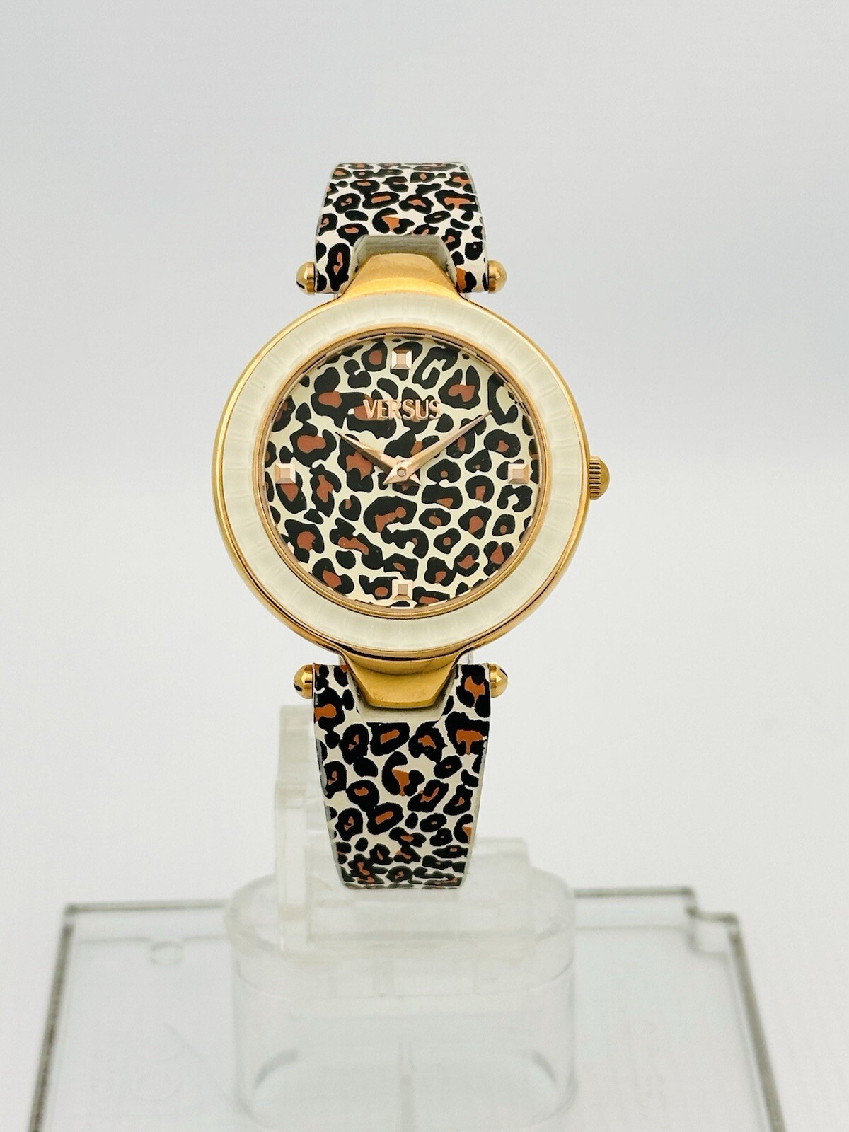 Versus by Versace SQ1040013 Sertie Multicolour Textured Glass Bezel Strap Watch