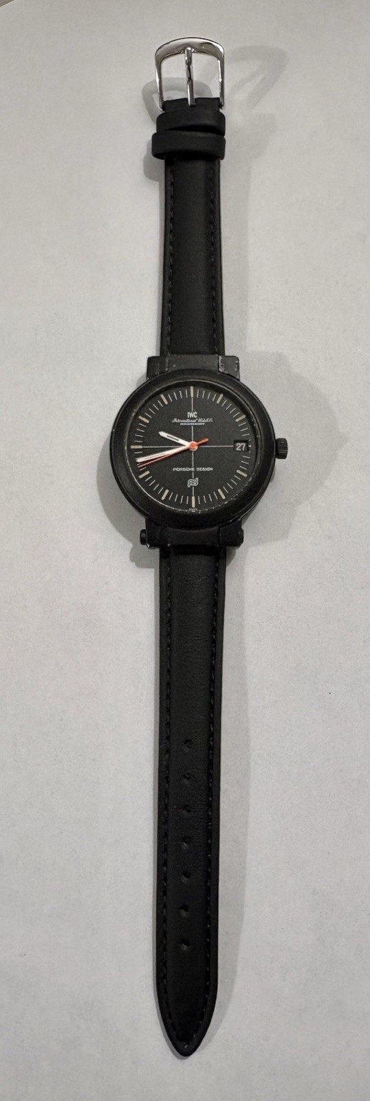 IWC International Watch Co. Porsche Design, Compass, Black Aluminum, Automatic