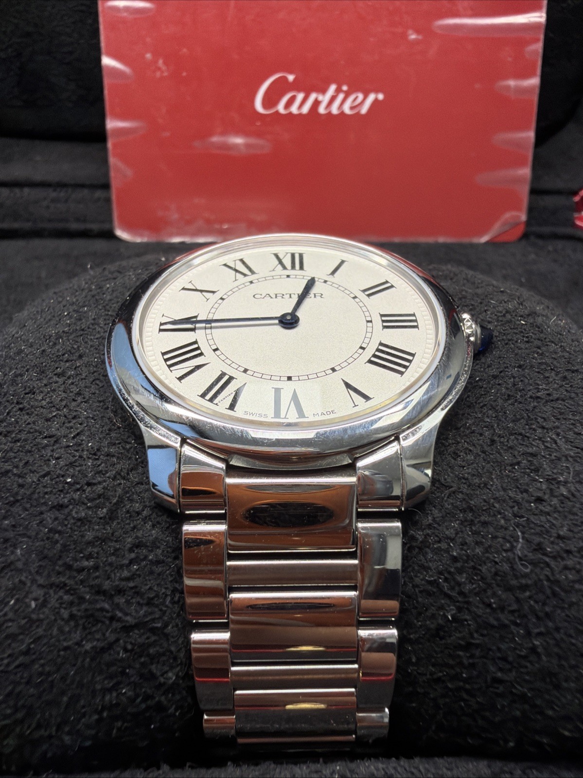 Cartier Ronde 36mm Stainless Steel Watch WSRN0034