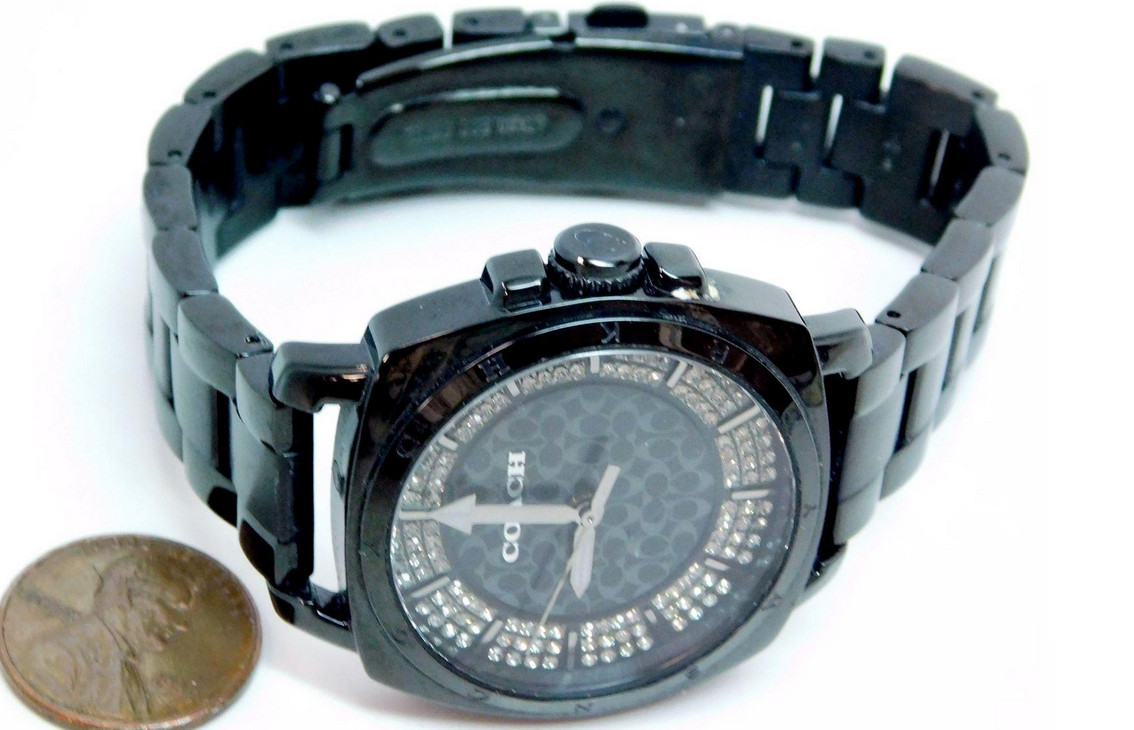 Women’s Coach CA.09.7.34.0895 Black Stainless Steel Watch