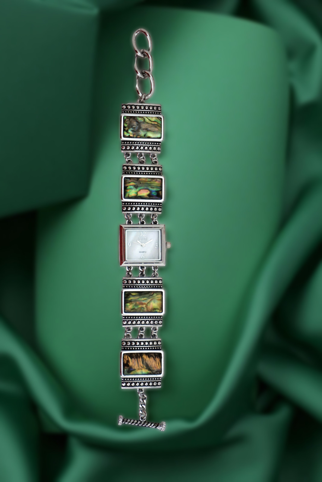 Boho Multicolour Floral Watch | Quartz Bangle Bracelet Wristwatch for Women