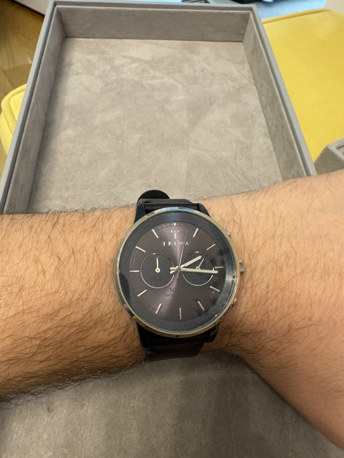 Triwa Men’s Blue Monochrome Chronograph Watch