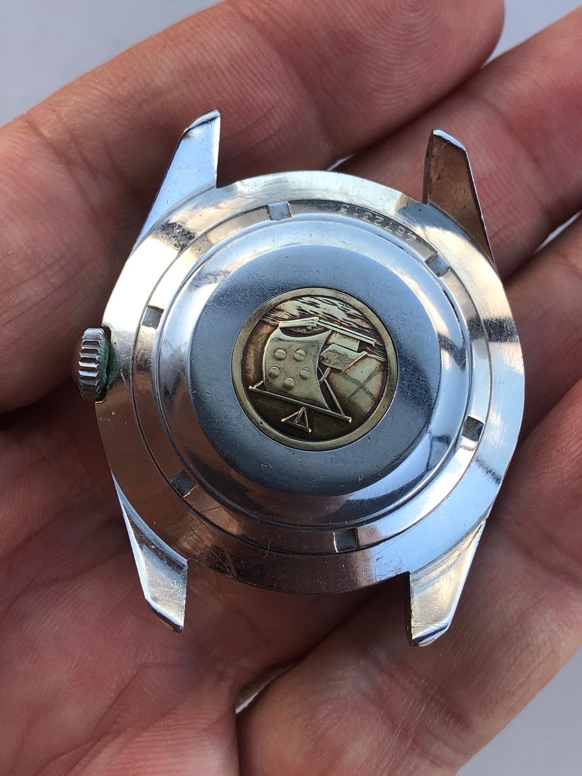 Eterna Matic Super-Kontiki First Series Ref 130 PTX Gold Graphic Sub Vintage Rare