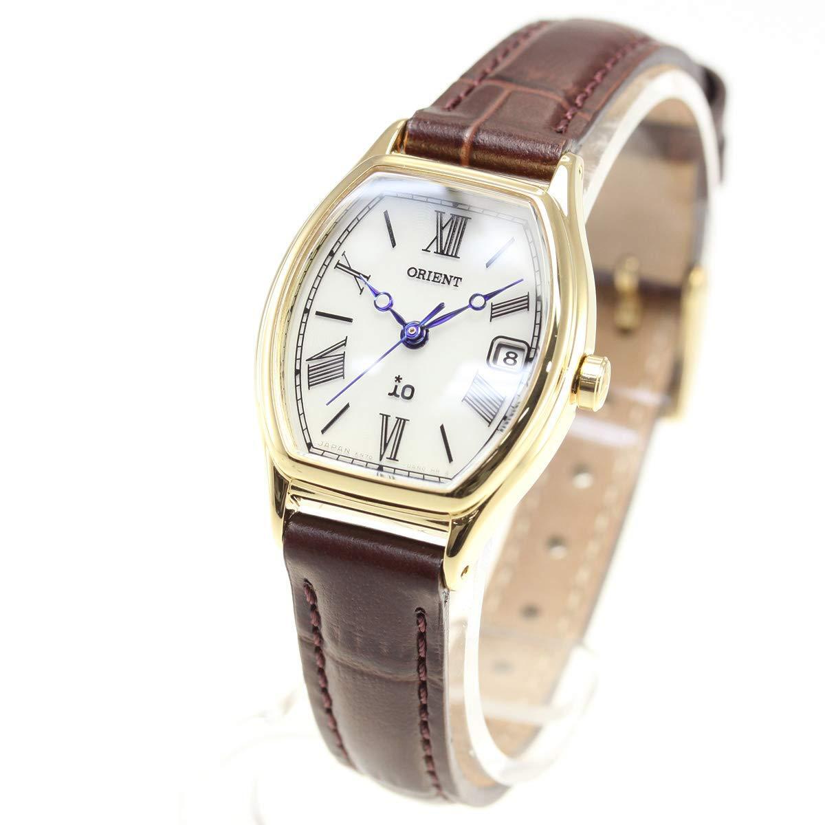 ORIENT Watch io LIGHTCHARGE RN-WG0013S Solar Brown Leather Band Women’s New