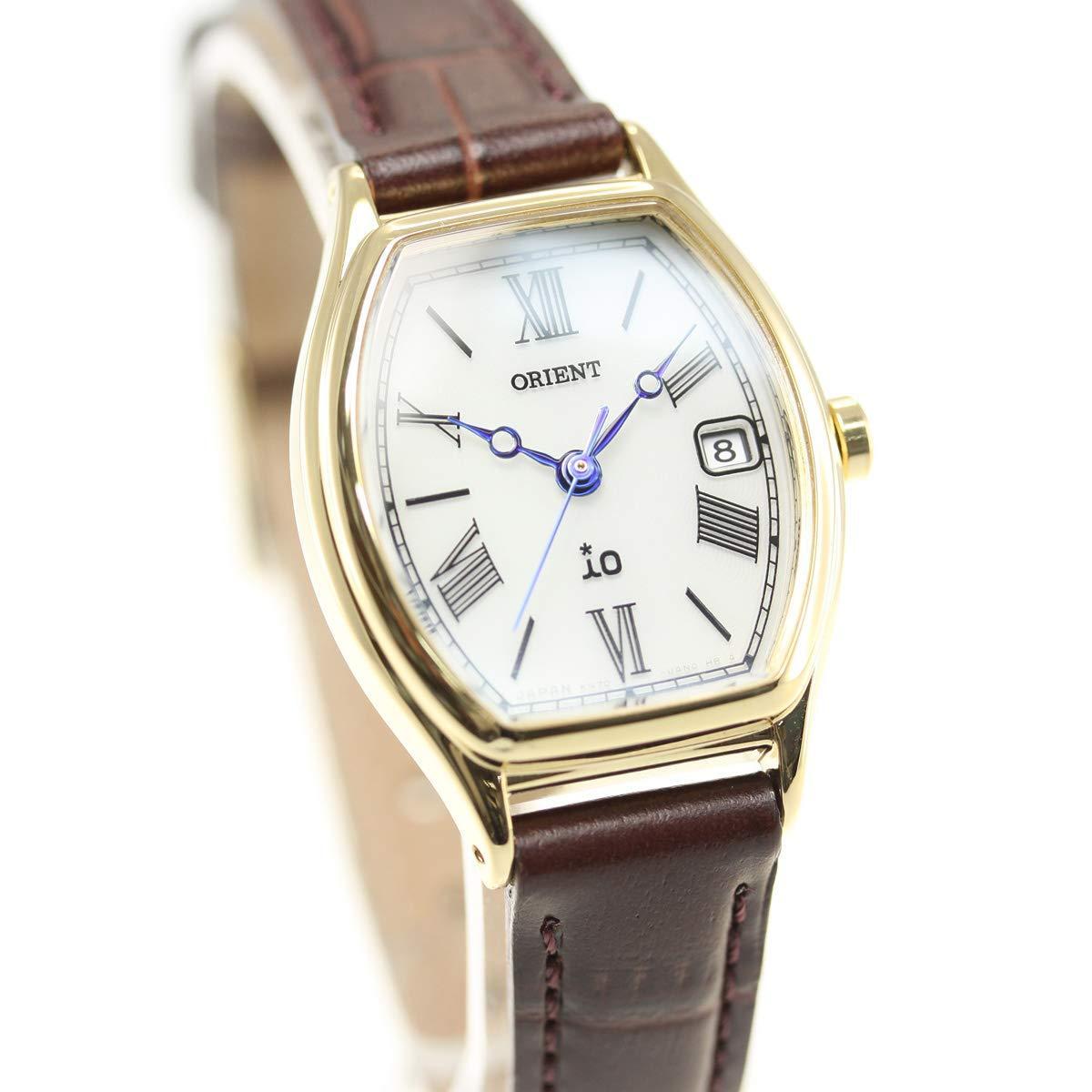 ORIENT Watch io LIGHTCHARGE RN-WG0013S Solar Brown Leather Band Women’s New