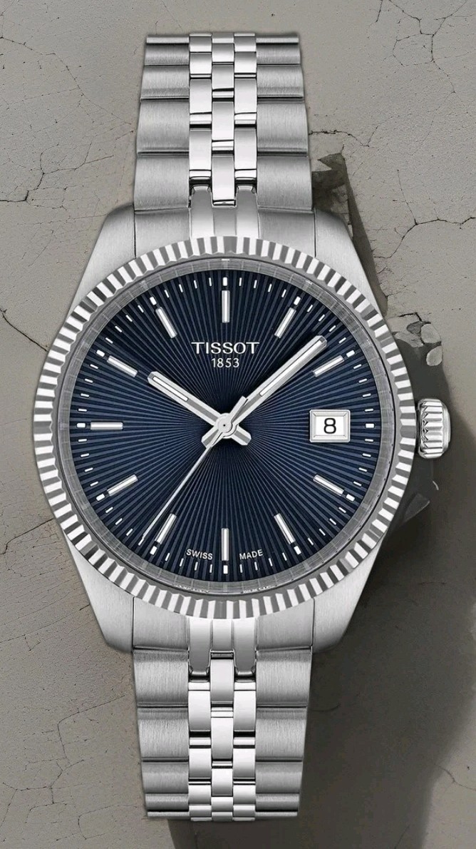 New Tissot Ballade 34mm Blue Dial Watch T156.210.11.041.00
