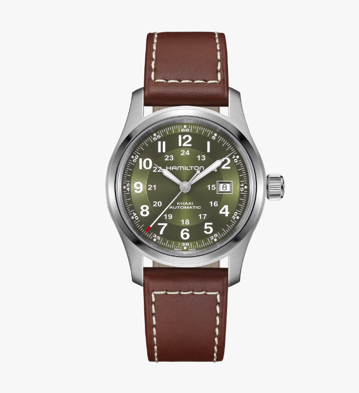 Hamilton Khaki Field Automatic Green Dial 42mm Men’s Watch H70605560