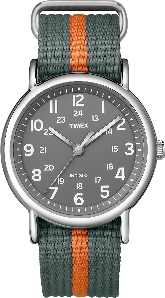Timex Weekender 38mm Unisex Analog Watch INDIGLO Backlight Durable T2N649
