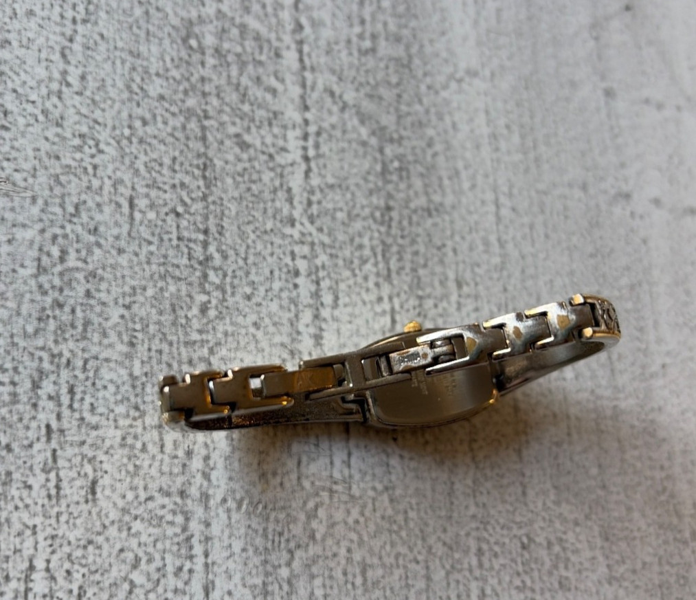 Anne Klein Watch Women 17mm Gold Silver T Women 17mm Gold Silver Two Tone Scroll