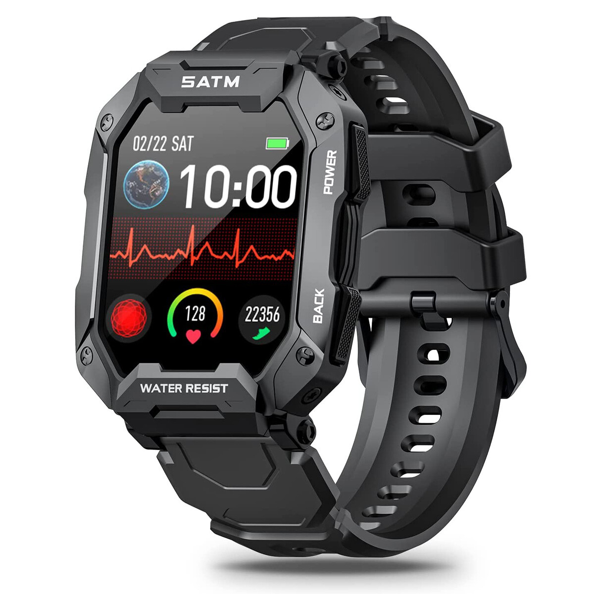 Waterproof Smart Watch Women Men Fitness Tracker Heart Rate Monitor Sports Watch
