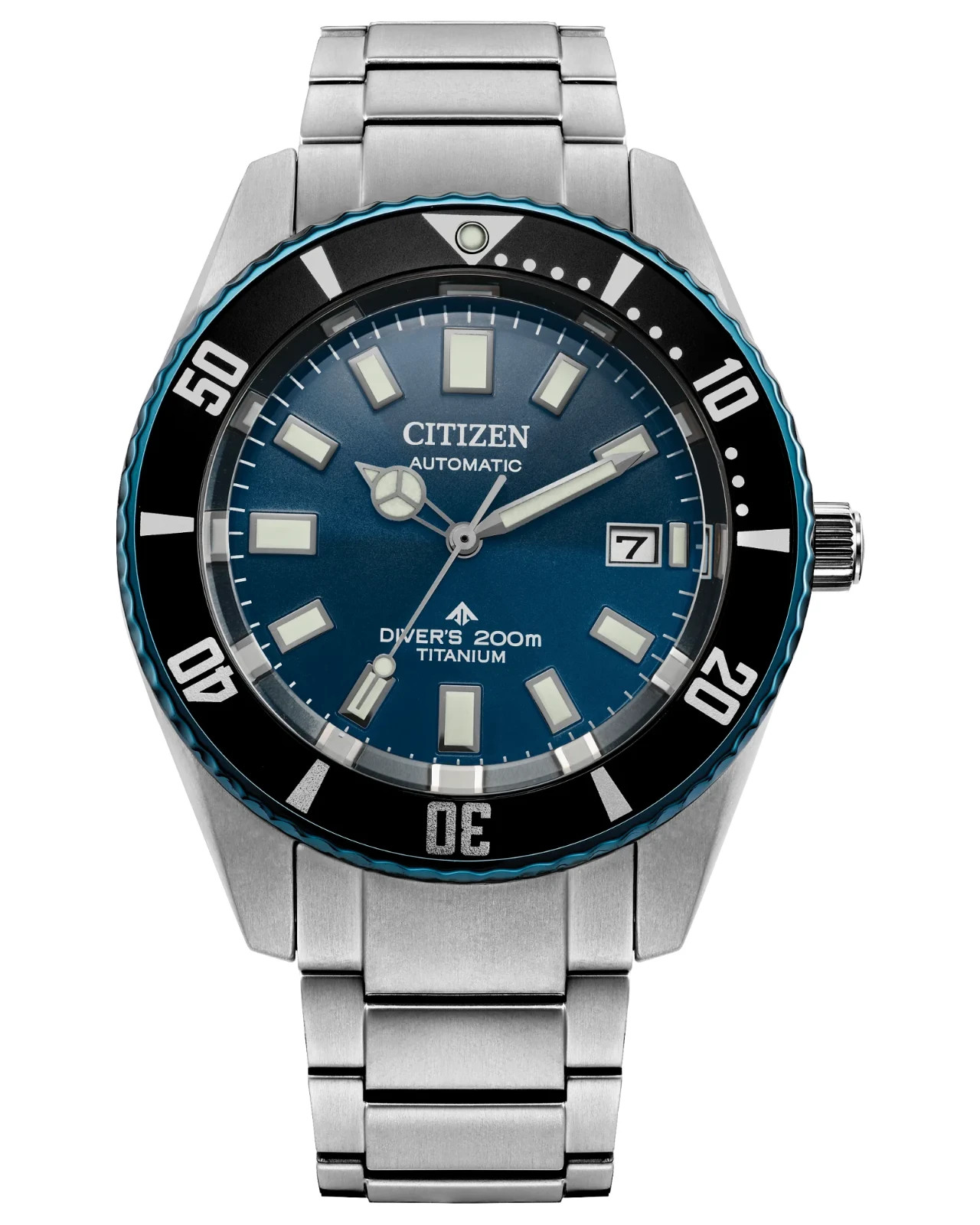Citizen Men’s Promaster Marine Automatic Blue Dial Watch – NB6026-56L NEW