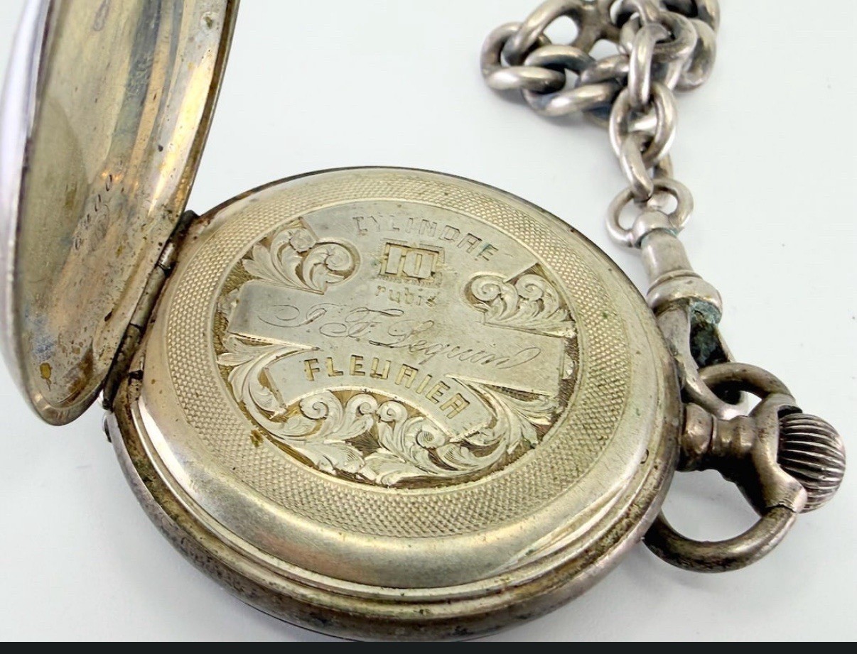 6s, Italy 2nd Bomb Squadron, Sterling silver. 800 watch, .900 Orig. Sterling S.