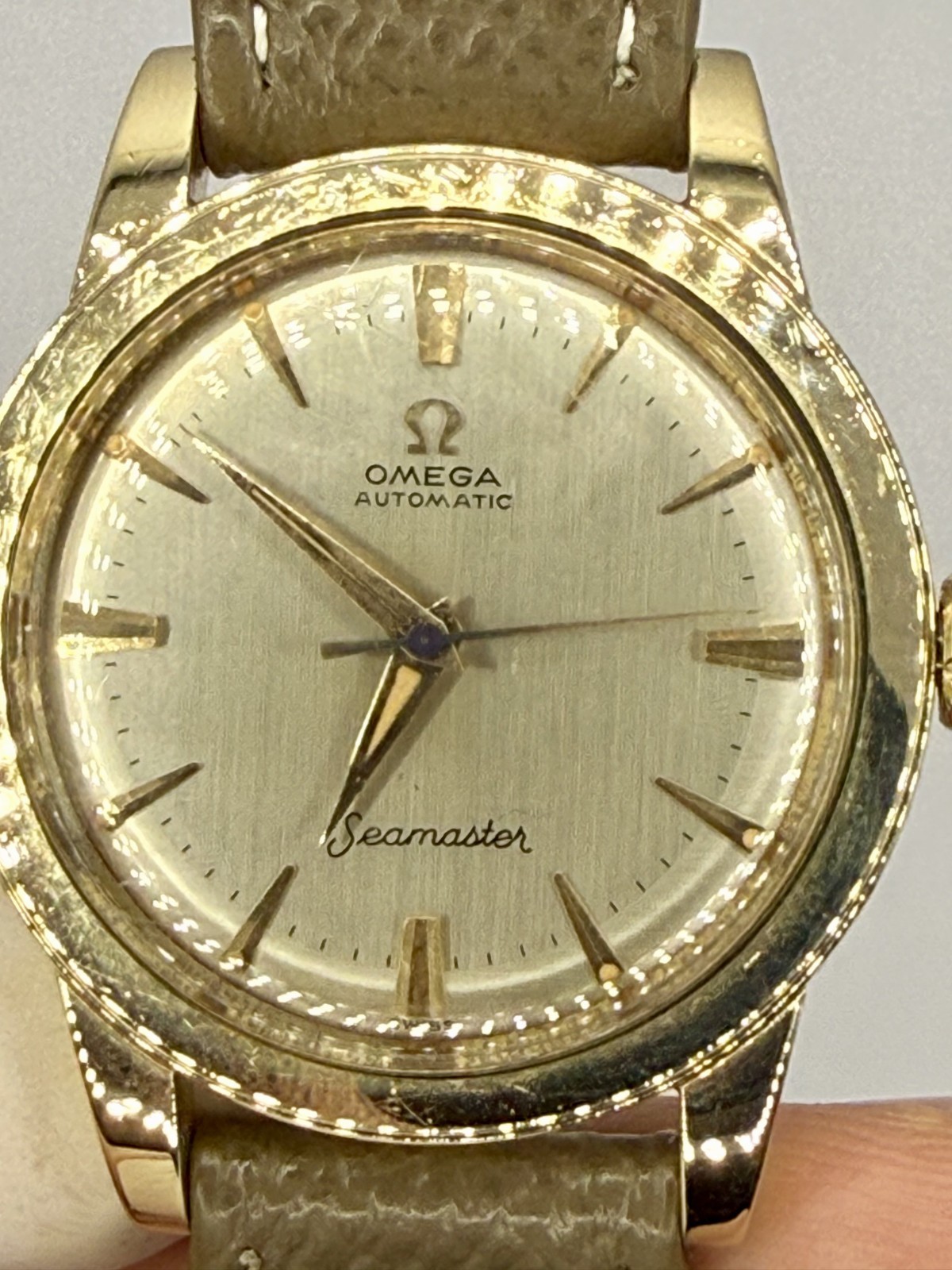 Omega Seamaster Watch 35mm 14 Gold Filled Automatic GX6250 Cal 500 W1019