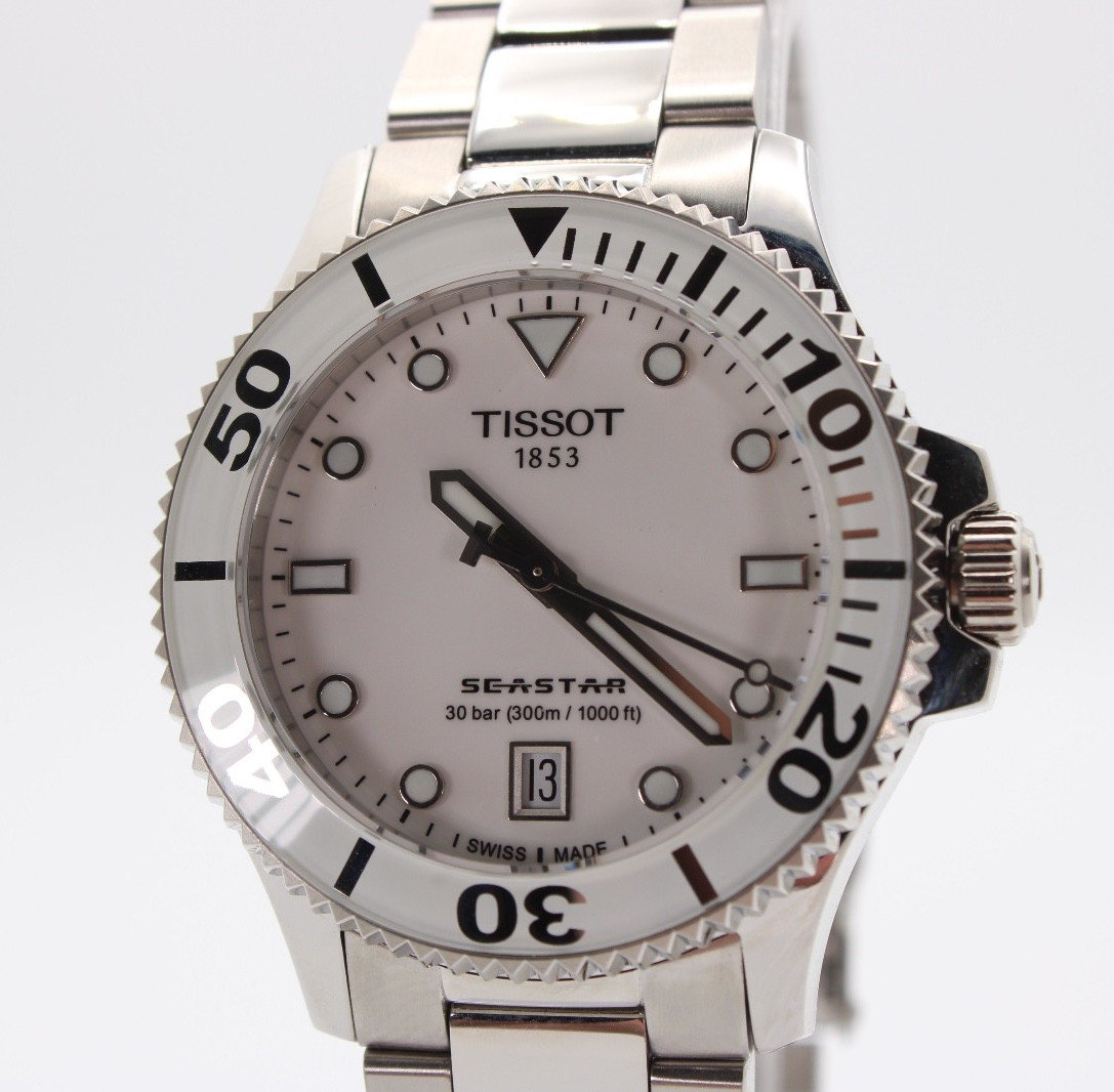 Tissot Seastar 1000 Quartz White Dial Unisex Watch T120.210.11.011.00