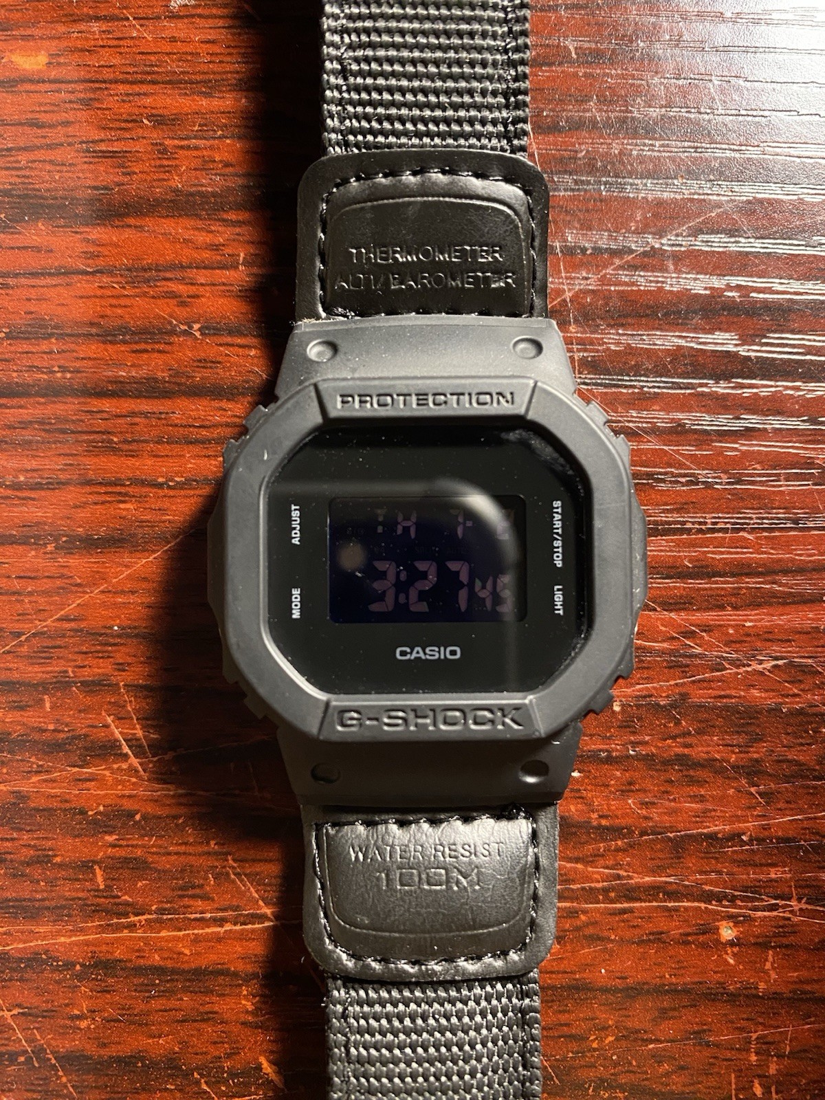 Casio G-Shock DW5600BB-1 Matte Black Resin Strap Digital Mens Watch
