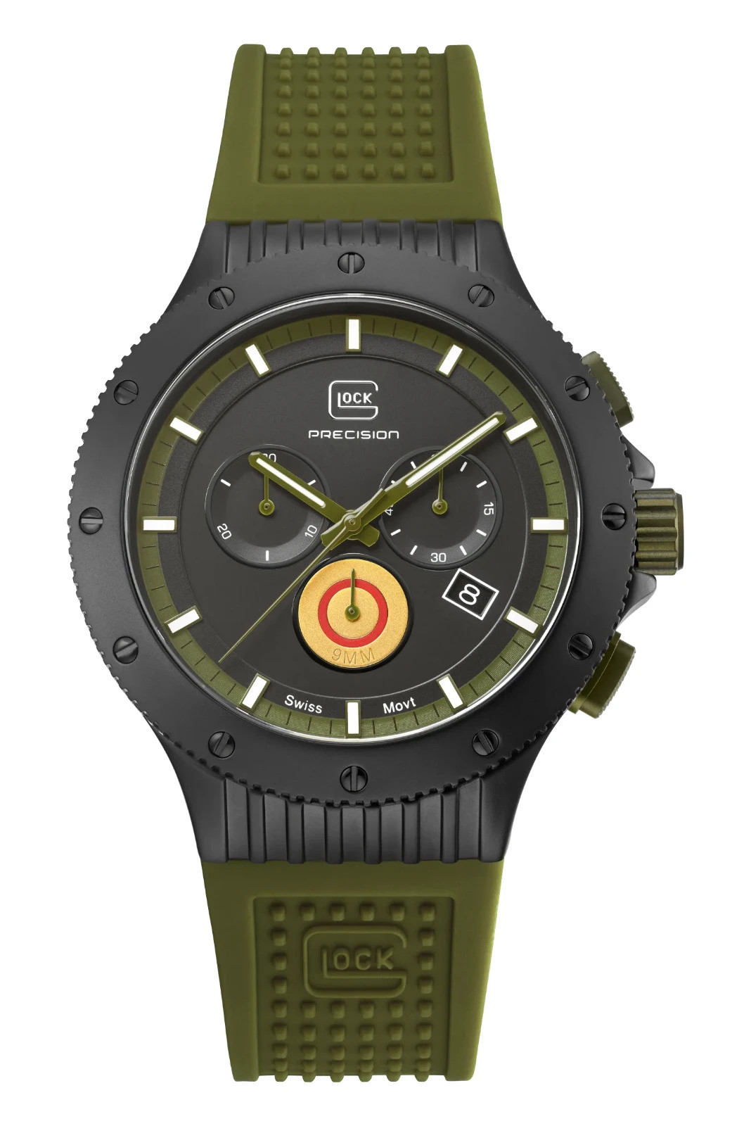 Glock GW-27-1-24 LIMITED EDITION TITANIUM SAPPHIRE CRYSTAL SWISS SUPER-LUMINOVA